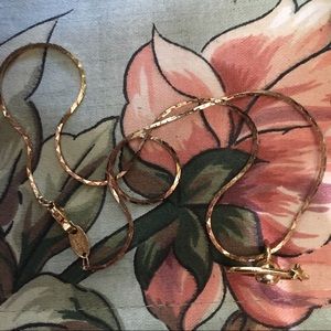 Gold planet Saturn necklace